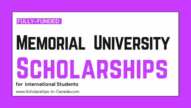 Canadian Memorial University of Newfoundland Scholarships 2023-2024