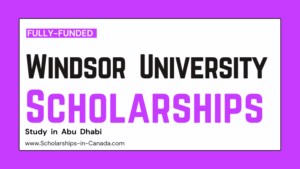 University of Windsor Scholarships