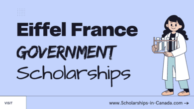 Eiffel Scholarships 2023 by Government of France